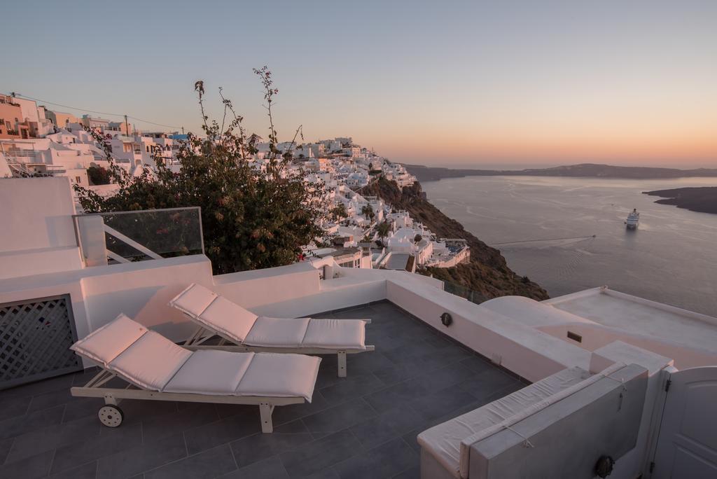 Вилла Karpimo Horizon - Caldera View With Private Hot Tub Фиростефани Номер фото